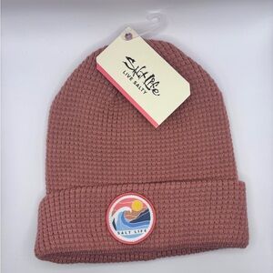 Salt Life Ribbed Beanie - Dusty Rose Pink